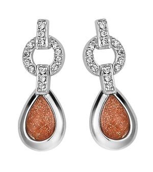 Orphelia Dames 925 Sterling Zilveren Oorbellen - Zilver ZO-5206