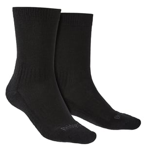 Bridgedale - Heren Wandelsokken Lichtgewicht Merino - Zwart