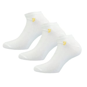 Farah Rockville witte herensokken, set van 3