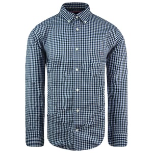 Eden Park Paris Regular Heren Blauw Overhemd