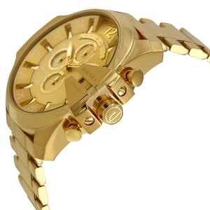 Diesel Mega Chief Heren Gouden Horloge DZ4360