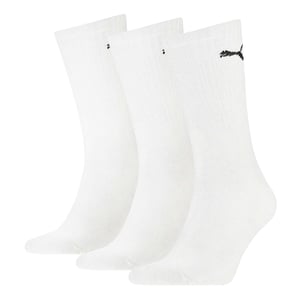 Puma Unisex Adult Crew Sports Socks (Pack of 3) (White)