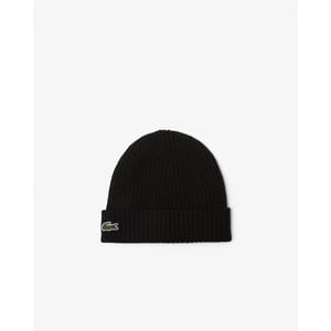 Lacoste Mens Ribbed Beanie