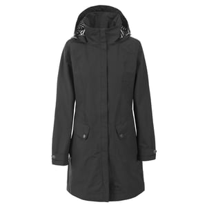 Trespass - Dames Rainy Day Waterproof Jas (Zwart)