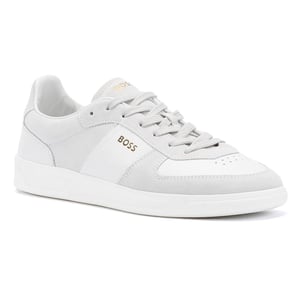 Boss Brandon Suede/Leather Men's White Trainers