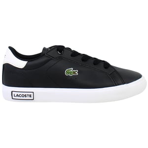 Lacoste Powercourt 0721 1 SUC Kids Black Trainers