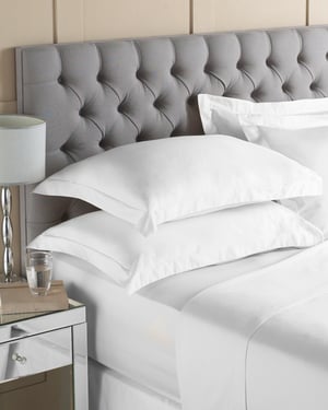 200Tc Single Fitted Sheet White