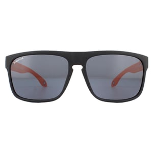 Montana Zonnebril MP37 D Zwart Met Oranje Rubbertouch Zwart Gepolariseerd