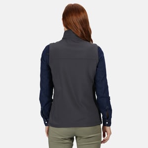 Regatta Dames/dames Flux Soft Shell Bodywarmer (Zeehond Grijs/Seal Grijs)