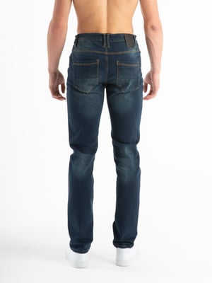 Men's Luke 1977 Freddie Fast Slim Straight Fit Jeans in Blue