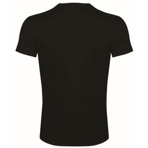 SOLS Mens Imperial Slim Fit Short Sleeve T-Shirt (Deep Black)