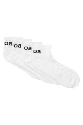 BOSS 2 Pack Men's Sport Socks in White