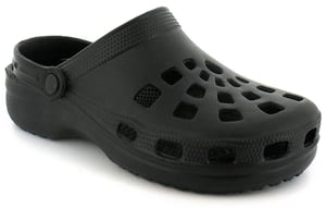 Mens Clog Beach Sandals Pop Slip On black