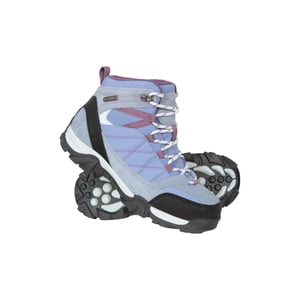 Mountain Warehouse Kinder/kleuterpad suède wandelschoenen (Lila)