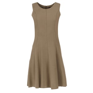 Olijfkleurige Cloche jurk