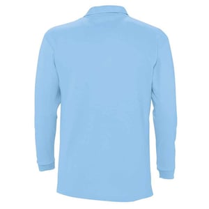 SOLS Volwassen uniseks Winter II poloshirt met lange mouwen (Hemelsblauw)