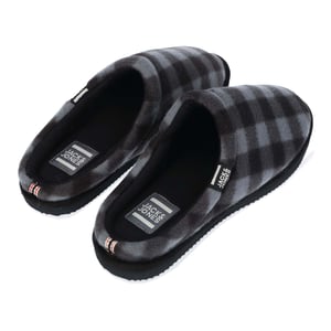 Men's Jack Jones Far Check 2.0 Slipper in Grey