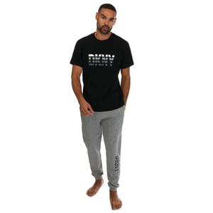 DKNY lounge-T-shirt voor heren, zwart