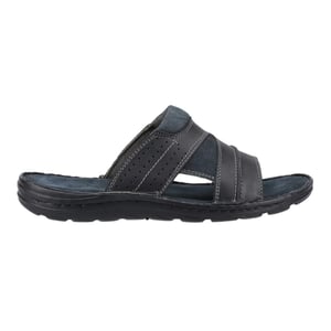 Hush Puppies Heren Archer Leren Muiltjes (Zwart)