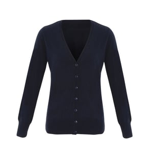 Premier Womens/Ladies Essential Acrylic Cardigan (Navy)