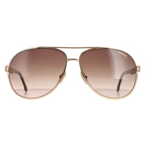 Carrera Aviator unisex gouden ivoor havana bruin gradiënt 1051/s
