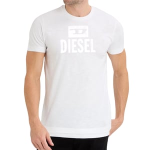Diesel Monotone Logo White T-Shirt