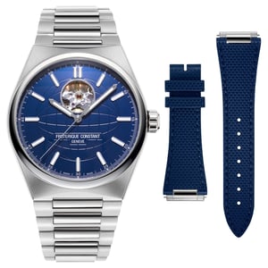 Frédérique Constant Highlife Heart Beat Heren Zilveren Horloge FC-310N4NH6B