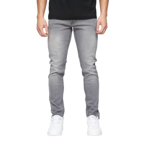 Crosshatch Mens Buraca Slim Jeans (Grey Wash)