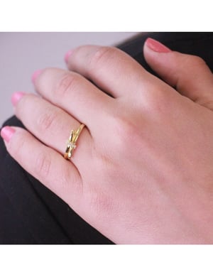Bague Luminous Bow - Cristal d'Autriche