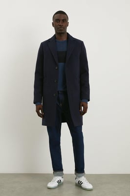 Signature 3 Button Epsom Overcoat