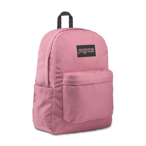 JanSport Superbreak Plus 26L Roze rugzak voor dames