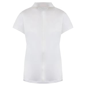 Under Armour Golf HeatGear korte mouw wit dames poloshirt 1272336 100
