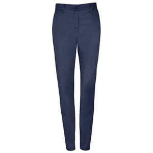 SOLS Womens/Ladies Jared Stretch Suit Trousers (French Navy)