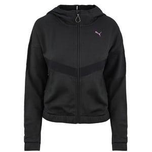 Puma Zip Up Womens Black Hoodie