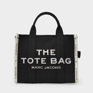 The Medium Tote Bag i svart canvas