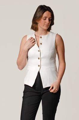 Tailored Waistcoat Round Neck