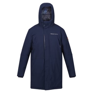 Regatta Mens Christian Lacroix Padded Long Waterproof Jacket (Navy)