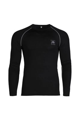 Base Compression Long Sleeve Tee - Black