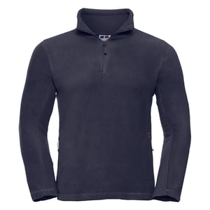 Russell Heren 1/4 Ritssluiting Outdoor Fleece Top (Franse marine)