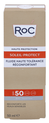 ROC Soleil-Protect Hög Tolerans Fluid SPF50+ 50 ml
