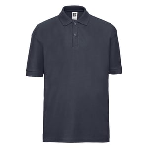 Russell Poloshirt van katoen voor kinderen (Franse marine)