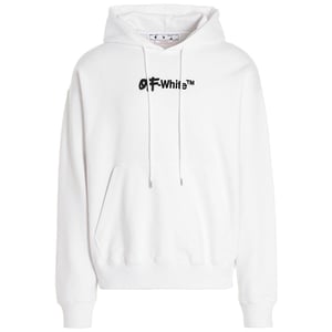 Off-White Spray Helvetica Skate Fit White Hoodie
