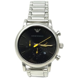 Emporio Armani AR11324 Luigi chronograaf zilveren horloge
