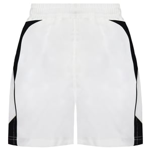 Nike Stretch Waist White/Black Graphic Logo Boys Shorts 217258 100