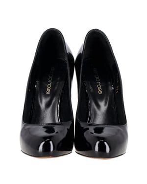 Sergio Rossi High Heel Pumps in Black Patent Leather
