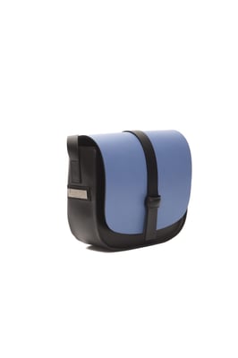 Pompei Donatella Vrouwen Blauw Leren Crossbody Tas