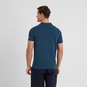 Saul Mens Polo Shirt - Inky Blue