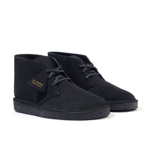 Clarks Desert Coal Suede Mens Boots - (Black)