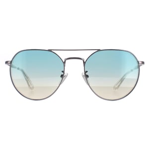 Police Aviator Unisex Shiny Ruthenium Smoke Mirror Silver SPLF14 Urban 7