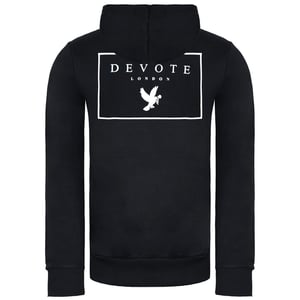 Devote London Dove Heren Zwart/Wit Hoodie